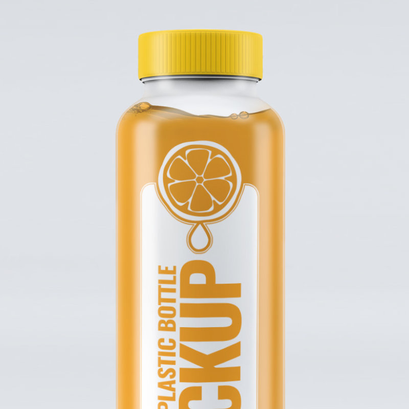 Smoothie Plastic Bottle Mock-Up